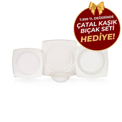 Schafer Gina Yemek Takımı 48 Parça-Altın02