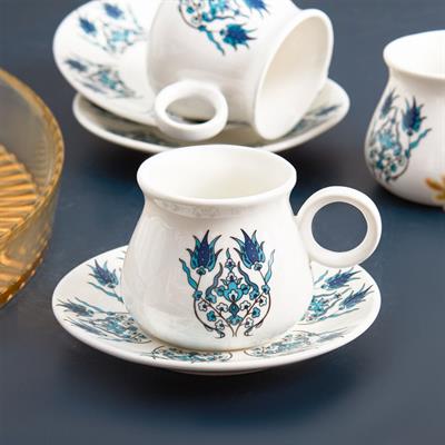 Karaca Bursa 90 Ml 6 Kişilik Kf, Mavi