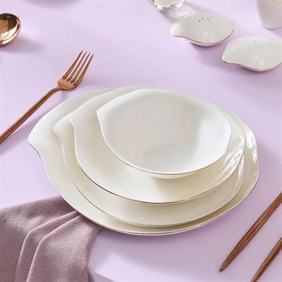 Karaca Stream Bone Unıverse Gold 53 Parça Yemek Takımı