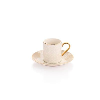 Schafer Bir İstanbul Hikayesi 6 Kişilik Kahve Fincan Takımı 12 Parça Gold 02