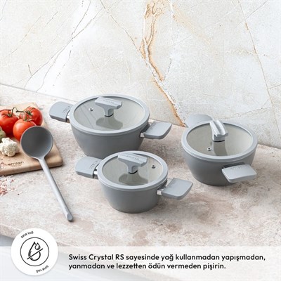 Emsan Swıss Rs 6 Parça Midi Tencere Seti