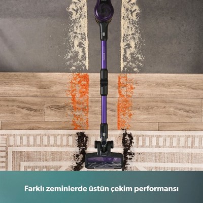 Homend Dustrider 1266H Dikey Şarjlı Süpürge