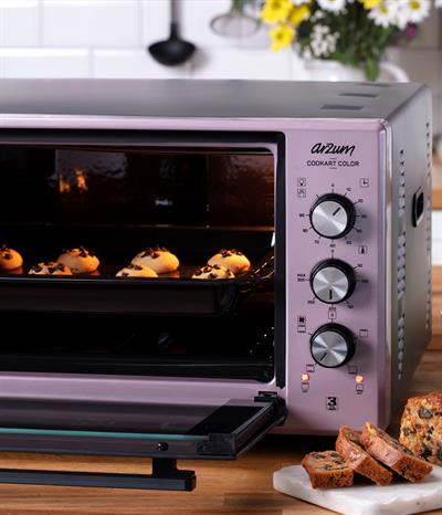 Arzum Ar 2034 Dream Cookart Color 50 Lt Cıft Cam.fırın