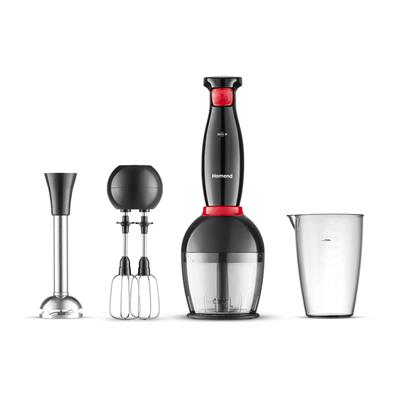 Homend Blender Set 1967H Siyah Kırmızı