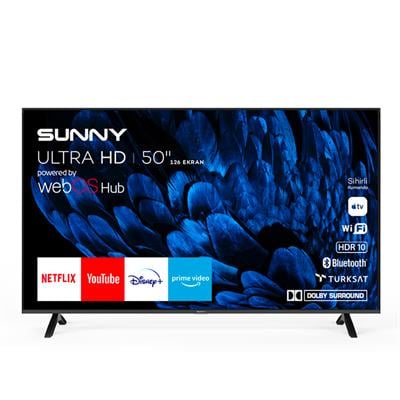 Sunny SN50QMN252C-S 50 127 Ekran Qled Uhd Webos Tv