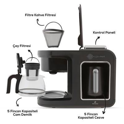 Karaca Hatır Plus Mod 5 In 1 Konuşan K.M. Black Chrome