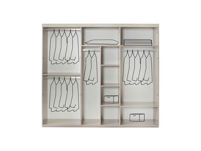 Vize Alya 6 Kapılı Dolap