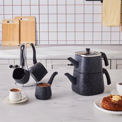 Karaca Biogranit Sando 14 Parça Çeyiz Seti Siyah