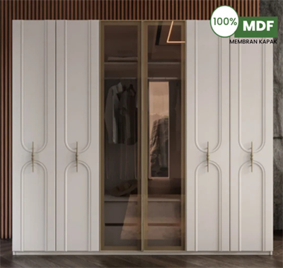 Marcastil Royal 6 Kapılı Dolap MDF
