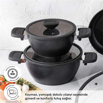 Emsan Dıamente Fortis Tencere Seti 7 Parça