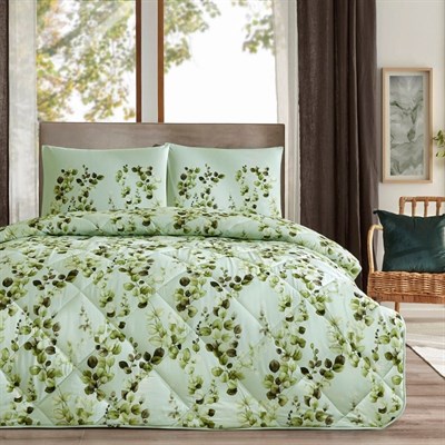 Taç Sarne Rf Çk Yorgan Set Yeşil
