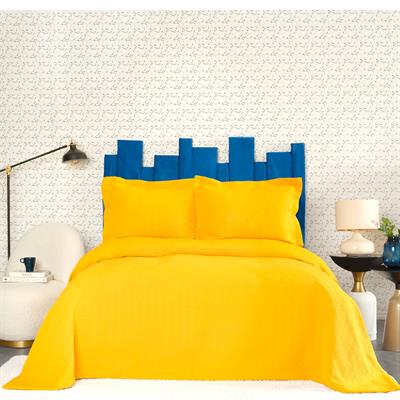Karaca Cedrıc Sarı Çift Kişilik Yatak Örtüsü