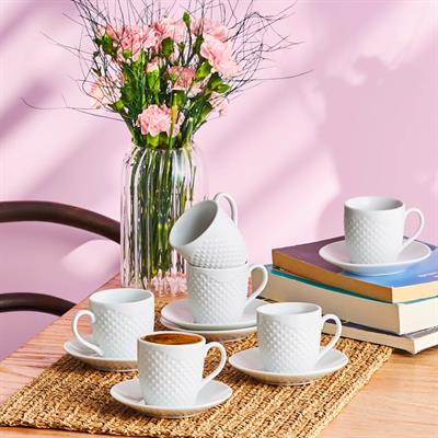 Emsan Kuzguncuk 6 Kişilik Kahve Fincan Takımı