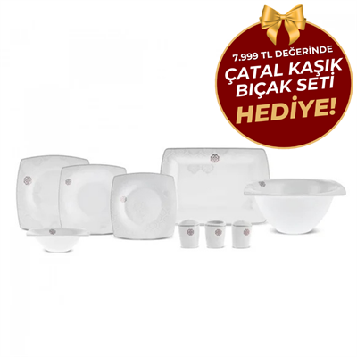 Karaca Fıne Pearl New Haıley Gold 58 Parça Yemek Takımı