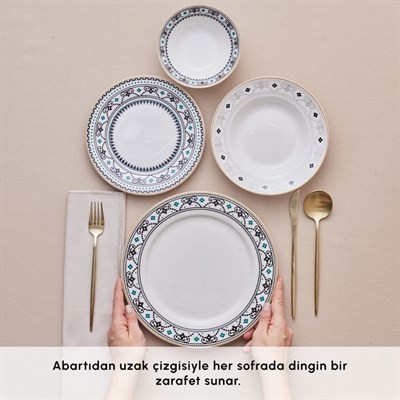 Karaca Vina 24  Parça 6 Kişilik  Multıcolor
