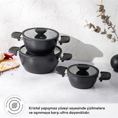Emsan Dıamente 6 Parça Midi Tencere Seti