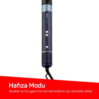 Arzum AR5166 Revolution BLDC Hava Üflemeli Saç Şekillendirme Seti