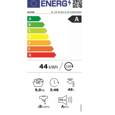 Altus AL CM 91254 D 9 Kg 1200 Devir Çamaşır Makinesi