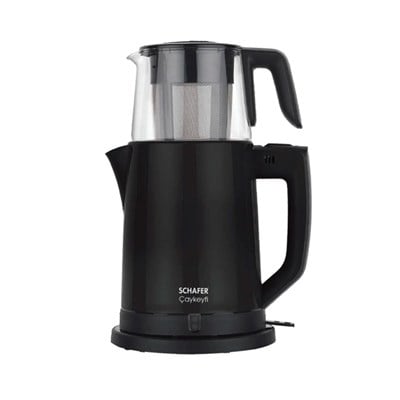 Schafer Çaykeyfi Plastik Elektrikli Çay Makinesi-Siyah
