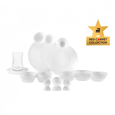 Karaca Stream Bone Blow 26 Parça Kahvaltı Seti