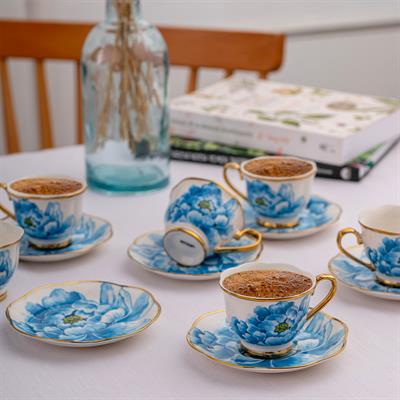 Emsan Dora 6 Kişilik Kahve Fincan Takımı 80ml