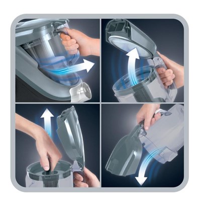 TW4863 Extent Power Premium Toz Torbasız Elektrikli Süpürge - Kırmızı