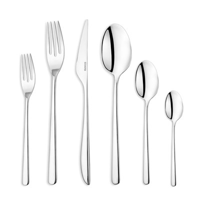 Schafer Hamburg 72 Parça Çatal Kaşık Bıçak Takımı-Gümüş24