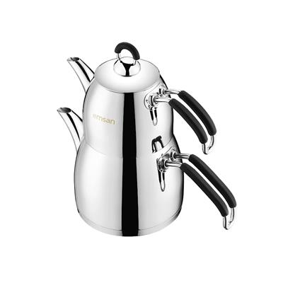 Emsan Mina Mini Çaydanlık Takımı Siyah