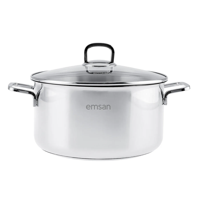 Emsan Cocınero 10 Parça Çelik Tencere Seti