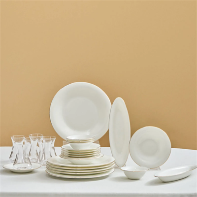 Karaca Fıne Pearl New Fame Gold 26 Parça Kahvaltı Seti