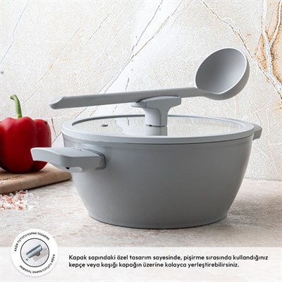 Emsan Swıss Rs 24 Cm Derin Tencere Gri