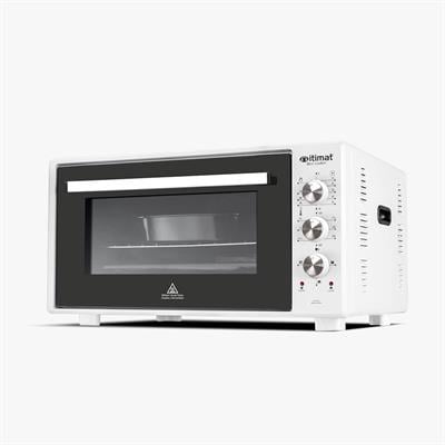 İtimat 8020 50lt Çift Cam Turbo Fanlı Beyaz Mini Fırın