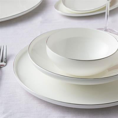 Emsan Fine Bone Freya Fd Platin Yuvarlak 60 Prç Yemek Takımı