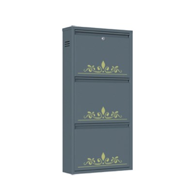 Neco Ad-13 - 3Lü Ayakabı Dolabı 50*15*103 Antrasit