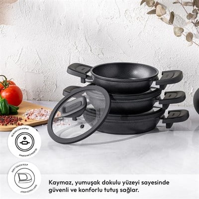 Emsan Dıamente 6 Parça Sahan Tencere Seti