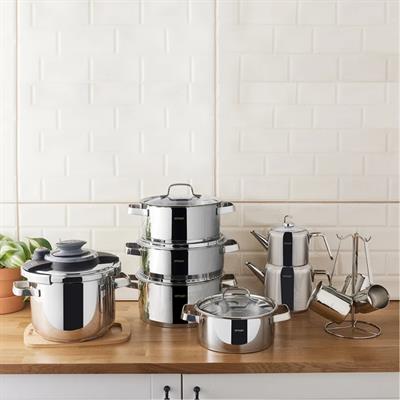 Emsan Asterıon 17 Prç Çelik Çeyiz Set