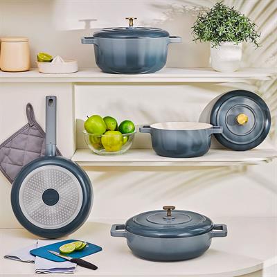 Emsan Blue Royal 7 Parça Tencere Seti