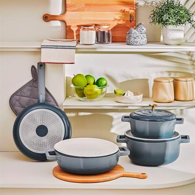 Emsan Blue Royal 7 Parça Tencere Seti