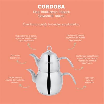 Emsan Cordoba Çaydanlık Tk