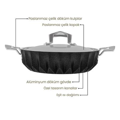 Emsan Dıagon 30 Cm Karnıyarık Tencere