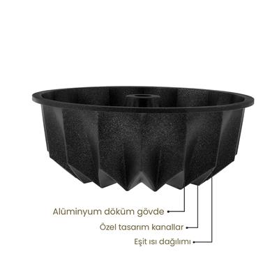 Emsan Dıagon Kek Kalıbı Siyah