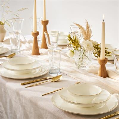 Emsan Fıne Bone Alıcıa 18 Prç Gold Ymt