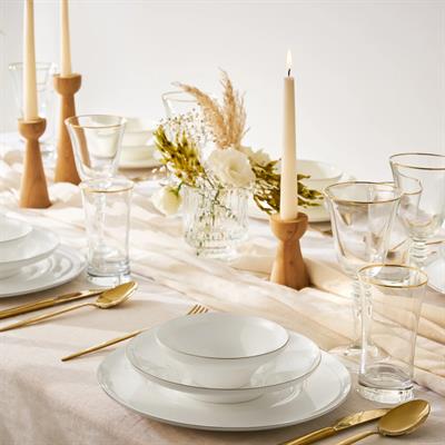 Emsan Fıne Bone Alıcıa 18 Prç Platin Ymt