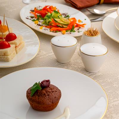 Emsan Fıne Bone Elmıra Gold 59 Prç.yemek Takımı