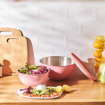 Emsan Flow Cup Saklama Kabı 20/24 Cm Pembe