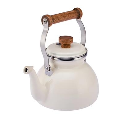 Emsan Royal Emaye Demlik Krem