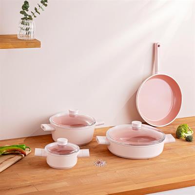 Emsan Swıss Crystal 7 Parça Tencere Seti