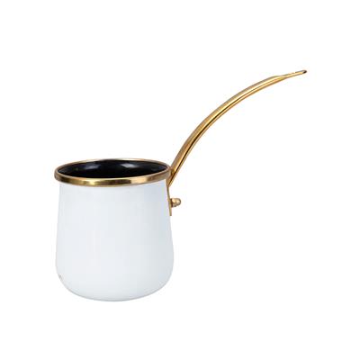 Emsan Troy Orta Boy Cezve Beyaz