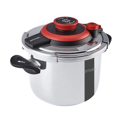 Emsan Vera 4+6 Lt Kırmızı  Düdüklü