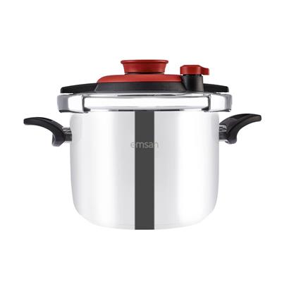 Emsan Vera 4+6 Lt Kırmızı  Düdüklü